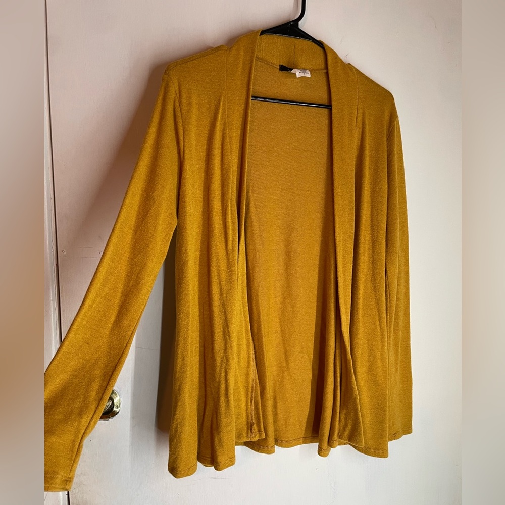 Soft orange cardigan